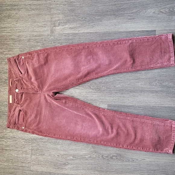 Pilcro and the Letterpress Denim - Pilcro Slim Boyfriend Crop Corduroy Pants Size 29